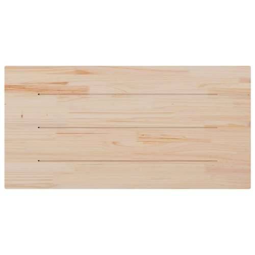 Ploča za stol bijela 110x60x2,5 cm masivna borovina pravokutna - Bijela 110 x 60 x 2.5 cm 1 Cijena