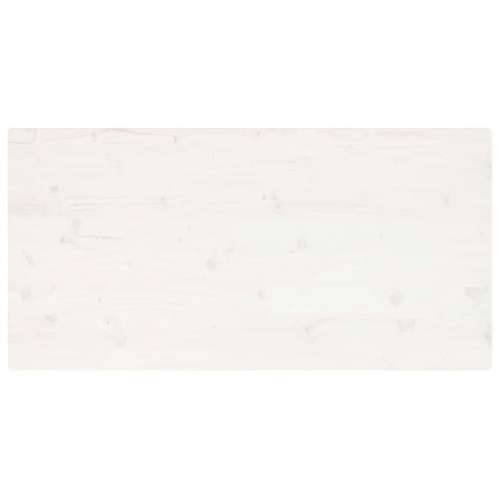 Ploča za stol bijela 110x60x2,5 cm masivna borovina pravokutna - Bijela 110 x 60 x 2.5 cm 1 Cijena