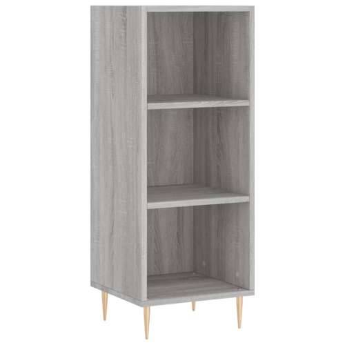 Komoda boja hrasta sonome 34,5x32,5x90 cm konstruirano drvo - Sivi hrast sonoma 1 Cijena
