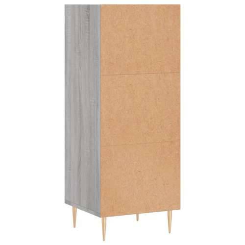 Komoda boja hrasta sonome 34,5x32,5x90 cm konstruirano drvo - Sivi hrast sonoma 1 Cijena