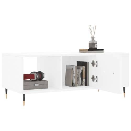 Stolić za kavu bijeli 102 x 50 x 40 cm od konstruiranog drva - Bijela 1 Cijena