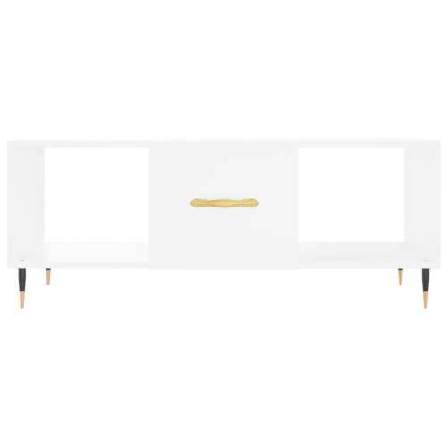 Stolić za kavu bijeli 102 x 50 x 40 cm od konstruiranog drva - Bijela 1 Cijena
