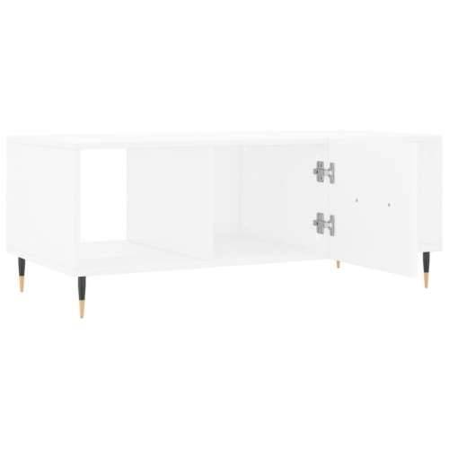 Stolić za kavu bijeli 102 x 50 x 40 cm od konstruiranog drva - Bijela 1 Cijena