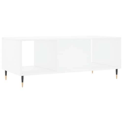 Stolić za kavu bijeli 102 x 50 x 40 cm od konstruiranog drva - Bijela 1 Cijena