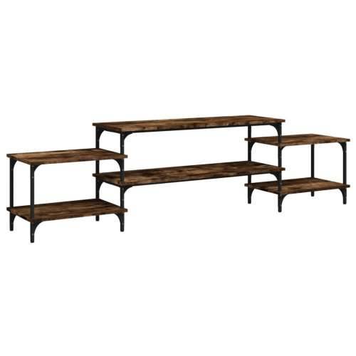 TV ormarić boja dimljenog hrasta 197x35x52 cm konstruirano drvo - Dimljeni hrast 1 197 cm Cijena