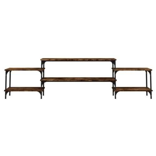 TV ormarić boja dimljenog hrasta 197x35x52 cm konstruirano drvo - Dimljeni hrast 1 197 cm Cijena