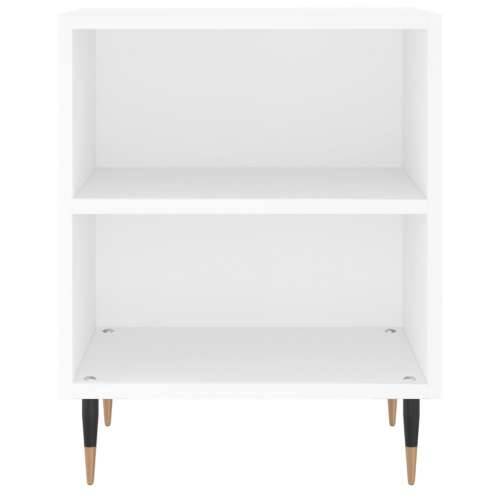 Noćni ormarići 2 kom bijeli 40 x 30 x 50 cm konstruirano drvo - Bijela 2 Cijena
