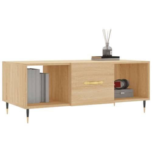 Stolić za kavu boja hrasta 102 x 50 x 40 cm konstruirano drvo - sonoma hrast 1 Cijena