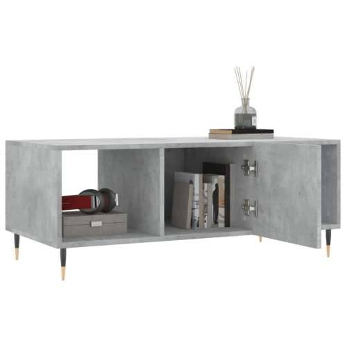 Stolić za kavu boja betona 102 x 50 x 40 cm konstruirano drvo - Beton siva 1 Cijena