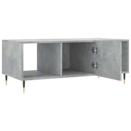 Stolić za kavu boja betona 102 x 50 x 40 cm konstruirano drvo - Beton siva 1 Cijena