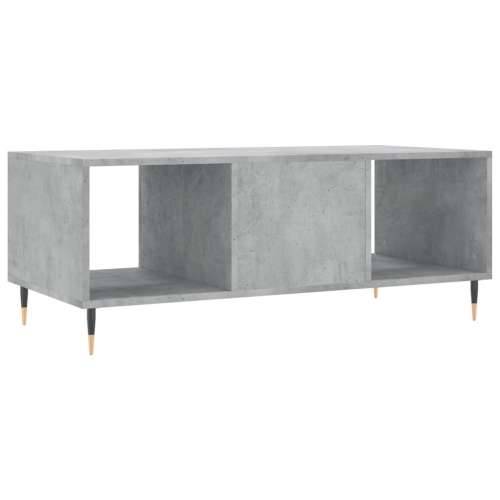 Stolić za kavu boja betona 102 x 50 x 40 cm konstruirano drvo - Beton siva 1 Cijena
