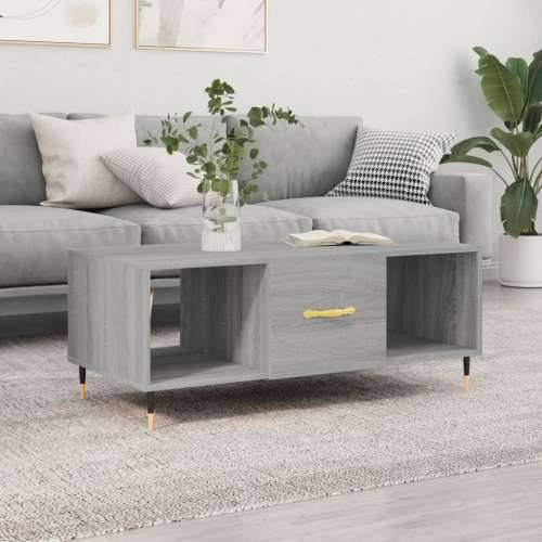 Stolić za kavu boja hrasta 102x50x40 cm konstruirano drvo - Sivi hrast sonoma 1 Cijena