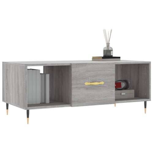 Stolić za kavu boja hrasta 102x50x40 cm konstruirano drvo - Sivi hrast sonoma 1 Cijena