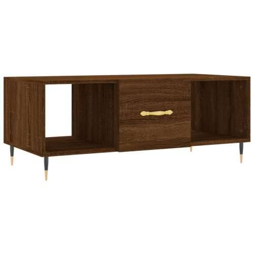 Stolić za kavu boja hrasta 102 x 50 x 40 cm konstruirano drvo - Smeđi hrast 1 Cijena