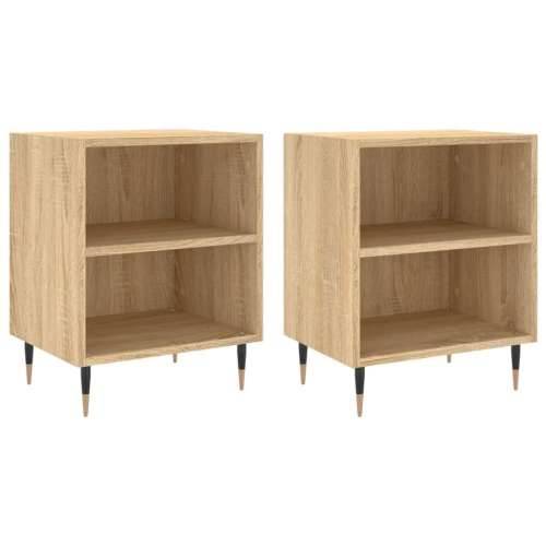 Noćni ormarići 2 kom boja hrasta 40x30x50 cm konstruirano drvo - sonoma hrast 2 Cijena