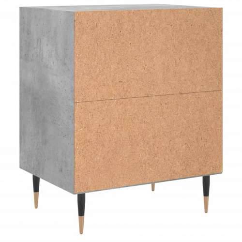 Noćni ormarići 2 kom boja betona 40x30x50 cm konstruirano drvo - Beton siva 2 Cijena