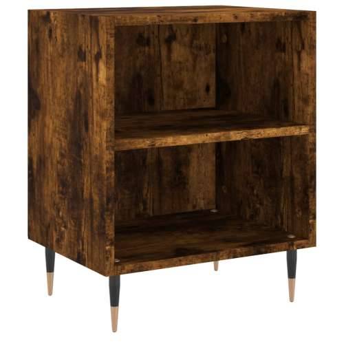 Noćni ormarići 2 kom boja dimljenog hrasta 40x30x50 cm drveni - Dimljeni hrast 2 Cijena