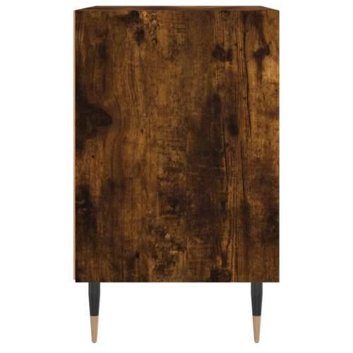 Noćni ormarići 2 kom boja dimljenog hrasta 40x30x50 cm drveni - Dimljeni hrast 2 Cijena