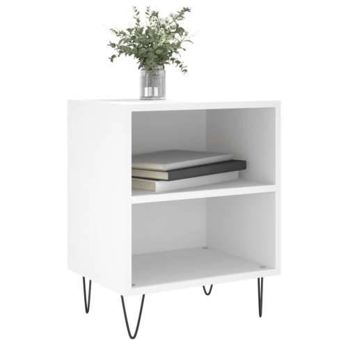 Noćni ormarići 2 kom bijeli 40 x 30 x 50 cm konstruirano drvo - Bijela 2 Cijena