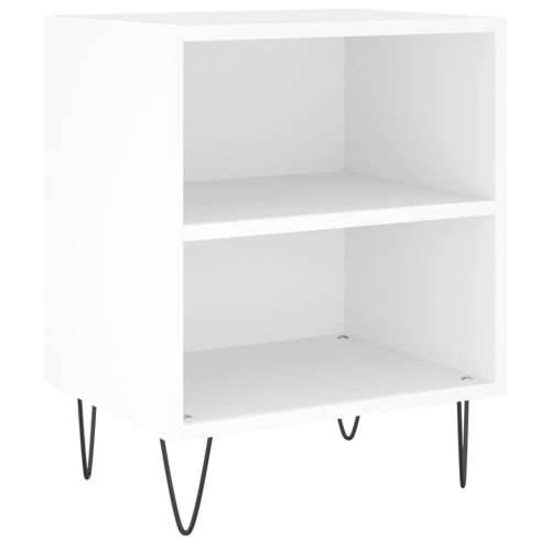 Noćni ormarići 2 kom bijeli 40 x 30 x 50 cm konstruirano drvo - Bijela 2 Cijena