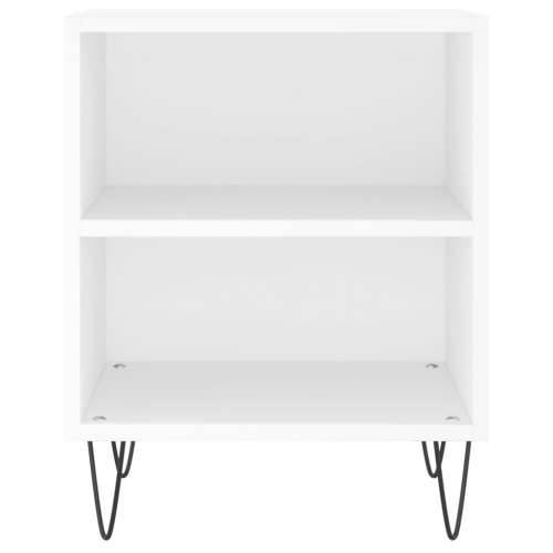 Noćni ormarići 2 kom bijeli 40 x 30 x 50 cm konstruirano drvo - Bijela 2 Cijena