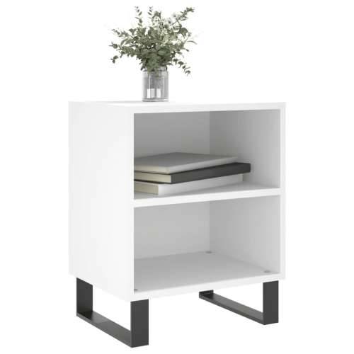 Noćni ormarići 2 kom bijeli 40 x 30 x 50 cm konstruirano drvo - Bijela 2 Cijena