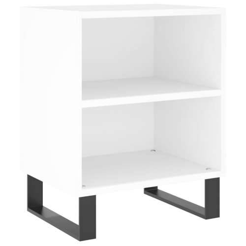 Noćni ormarići 2 kom bijeli 40 x 30 x 50 cm konstruirano drvo - Bijela 2 Cijena
