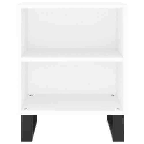 Noćni ormarići 2 kom bijeli 40 x 30 x 50 cm konstruirano drvo - Bijela 2 Cijena
