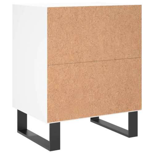 Noćni ormarići 2 kom bijeli 40 x 30 x 50 cm konstruirano drvo - Bijela 2 Cijena