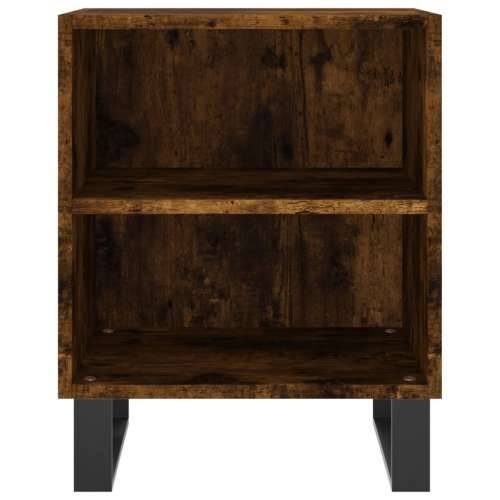 Noćni ormarići 2 kom boja dimljenog hrasta 40x30x50 cm drveni - Dimljeni hrast 2 Cijena