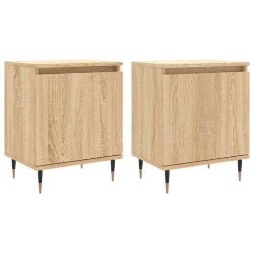 Noćni ormarići 2 kom boja hrasta 40x30x50 cm konstruirano drvo - sonoma hrast 2 Cijena