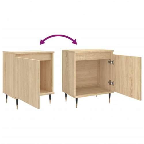 Noćni ormarići 2 kom boja hrasta 40x30x50 cm konstruirano drvo - sonoma hrast 2 Cijena