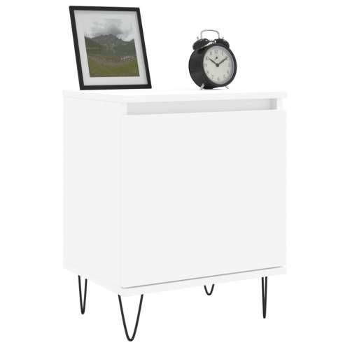 Noćni ormarići 2 kom bijeli 40 x 30 x 50 cm konstruirano drvo - Bijela 2 Cijena
