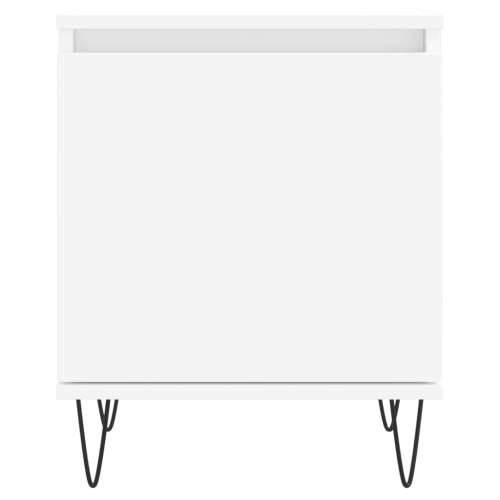 Noćni ormarići 2 kom bijeli 40 x 30 x 50 cm konstruirano drvo - Bijela 2 Cijena