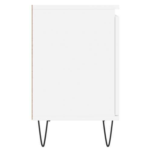 Noćni ormarići 2 kom bijeli 40 x 30 x 50 cm konstruirano drvo - Bijela 2 Cijena