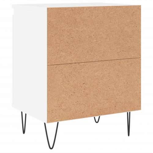 Noćni ormarići 2 kom bijeli 40 x 30 x 50 cm konstruirano drvo - Bijela 2 Cijena