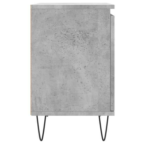 Noćni ormarići 2 kom boja betona 40x30x50 cm konstruirano drvo - Beton siva 2 Cijena