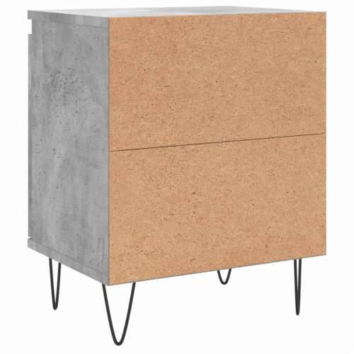 Noćni ormarići 2 kom boja betona 40x30x50 cm konstruirano drvo - Beton siva 2 Cijena