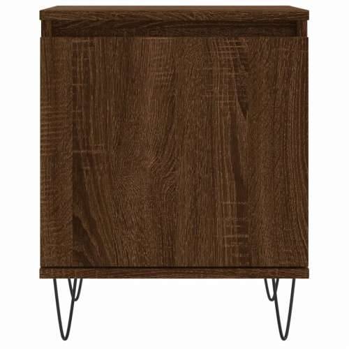 Noćni ormarić smeđa boja hrasta 40x30x50 cm konstruirano drvo - Smeđi hrast 1 Cijena