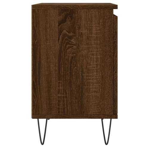 Noćni ormarić smeđa boja hrasta 40x30x50 cm konstruirano drvo - Smeđi hrast 1 Cijena