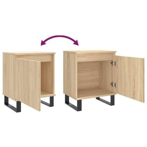 Noćni ormarići 2 kom boja hrasta 40x30x50 cm konstruirano drvo - sonoma hrast 2 Cijena