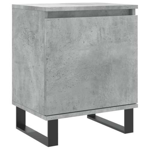 Noćni ormarić siva boja betona 40x30x50 cm konstruirano drvo - Beton siva 1 Cijena