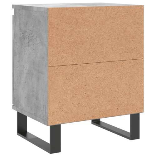 Noćni ormarić siva boja betona 40x30x50 cm konstruirano drvo - Beton siva 1 Cijena