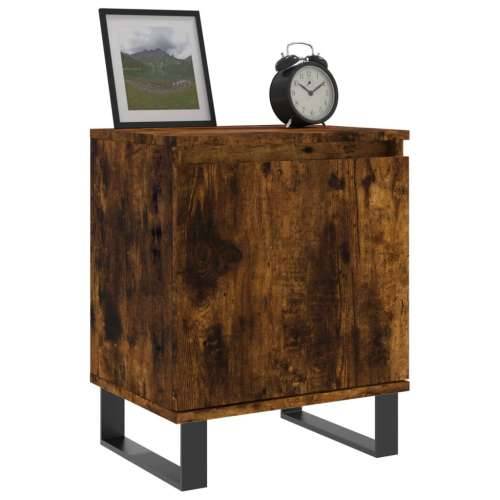 Noćni ormarići 2 kom boja dimljenog hrasta 40x30x50 cm drveni - Dimljeni hrast 2 Cijena