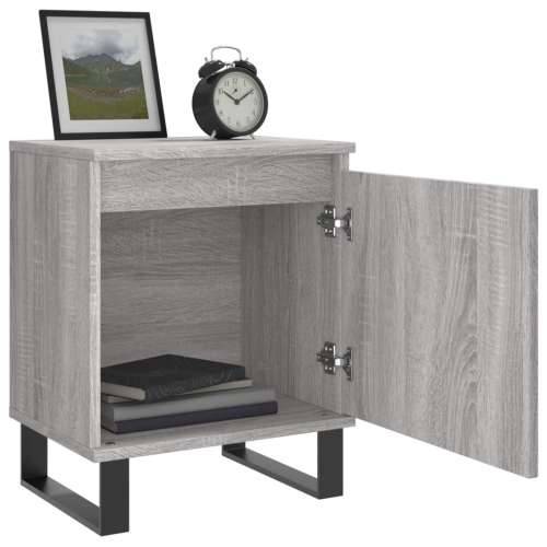Noćni ormarić siva boja hrasta 40x30x50 cm konstruirano drvo - Sivi hrast sonoma 1 Cijena