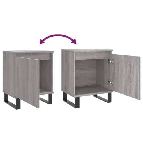 Noćni ormarići 2 kom boja hrasta 40x30x50 cm konstruirano drvo - Sivi hrast sonoma 2 Cijena