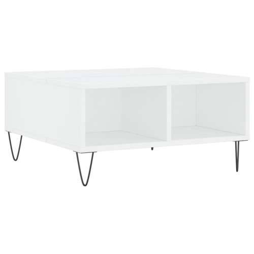 Stolić za kavu bijeli 60 x 60 x 30 cm od konstruiranog drva - Bijela 1 Cijena