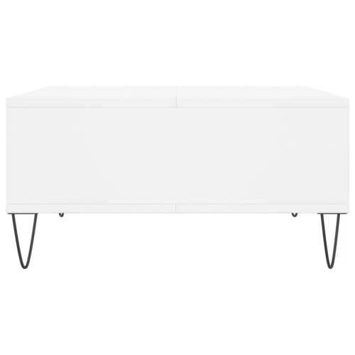 Stolić za kavu bijeli 60 x 60 x 30 cm od konstruiranog drva - Bijela 1 Cijena