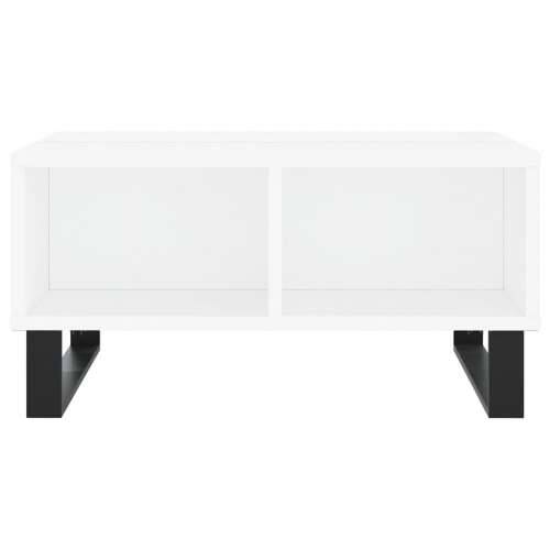 Stolić za kavu bijeli 60 x 60 x 30 cm od konstruiranog drva - Bijela 1 Cijena