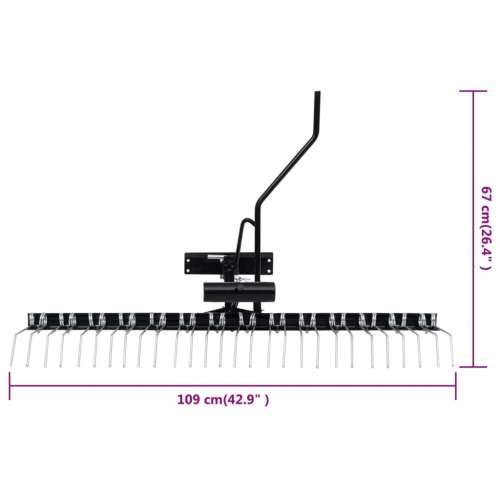 Prozračivač za kosilicu za vožnju 109 cm Cijena